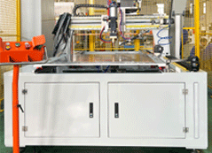 电池隔热膜螺套龙门焊机成功案例介绍