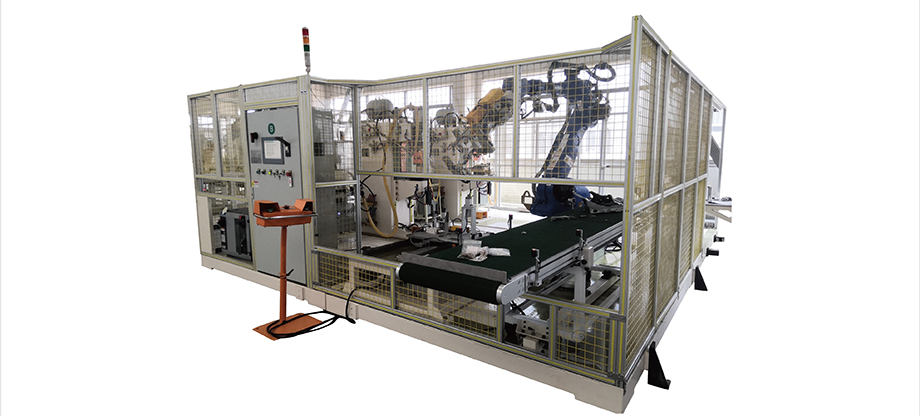 新能源汽车部件全自动点凸焊工作站